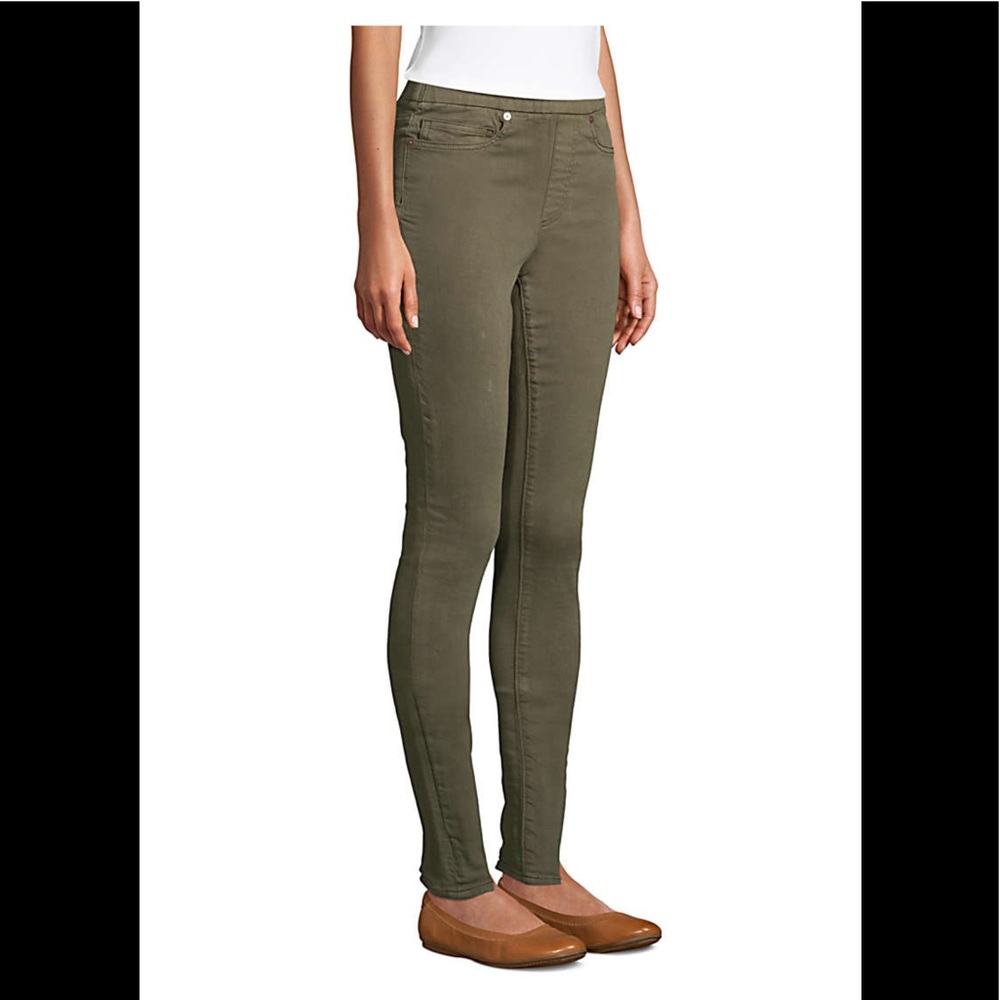 Jessica Simpson Olive Green Khaki Super Stretchy Skinny Ankle Jeans - Picture 2 of 9